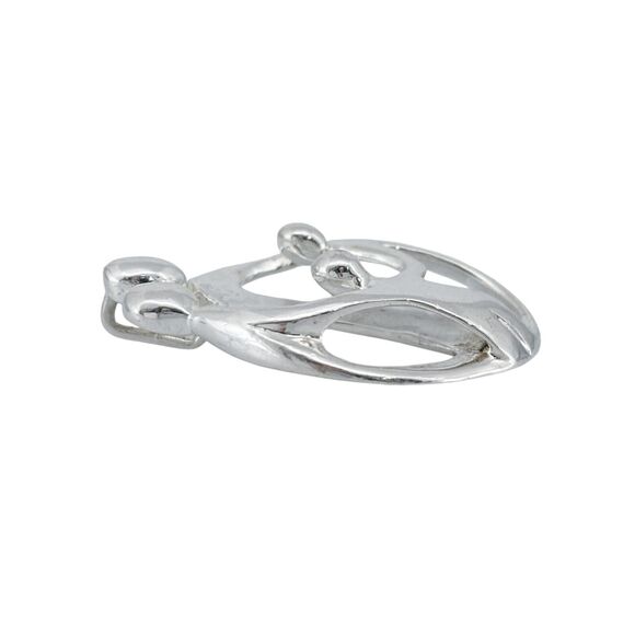 Loving Family Pendant | Carolyn Pollack Relios | Vintage Sterling Silver 925 - Picture 3 of 9